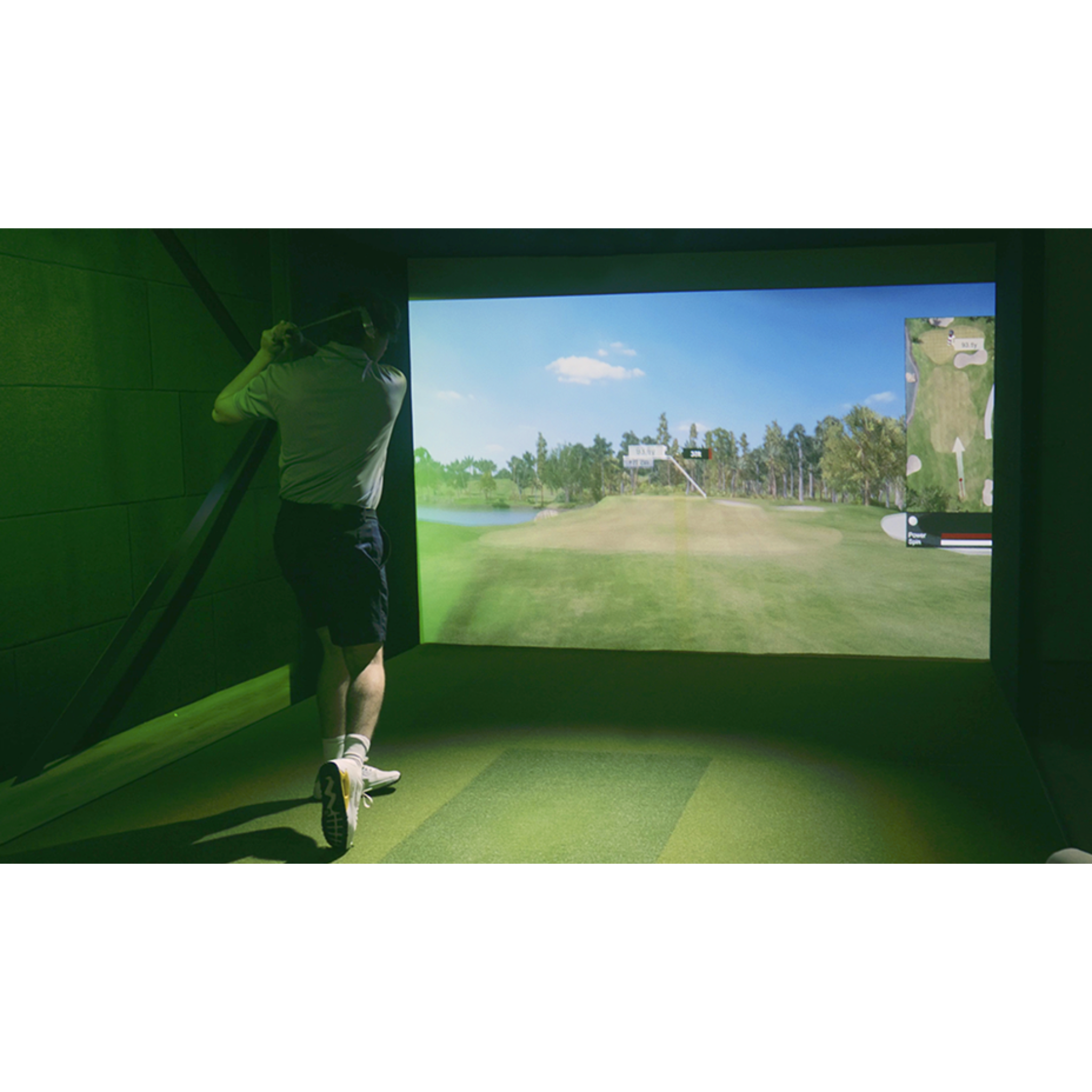 SimBooth 1 Golf Simulator Enclosure