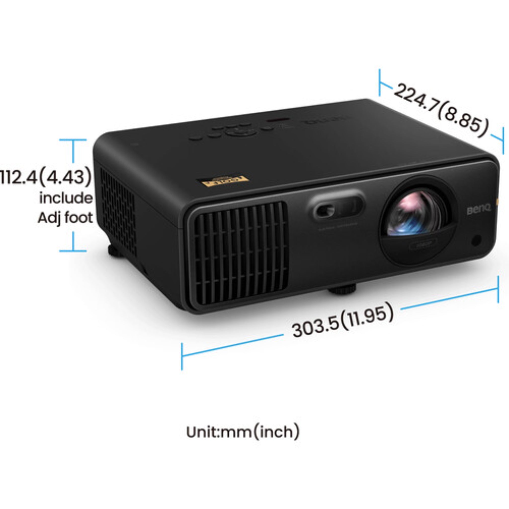 BenQ AH700ST 4000-Lumen Short Throw 1080P Laser Golf Simulator Projector