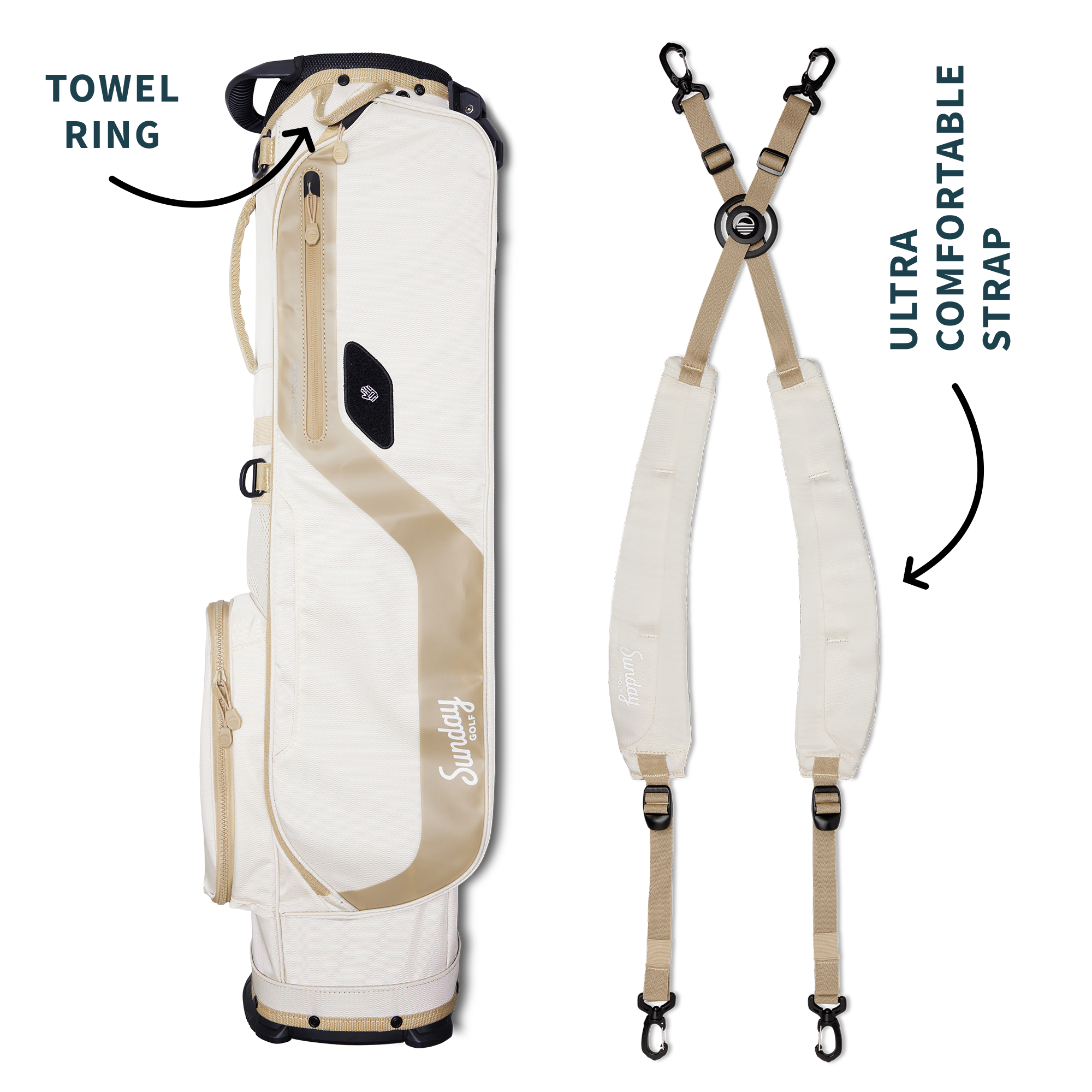 El Camino | Toasted Almond Walking Golf Bag