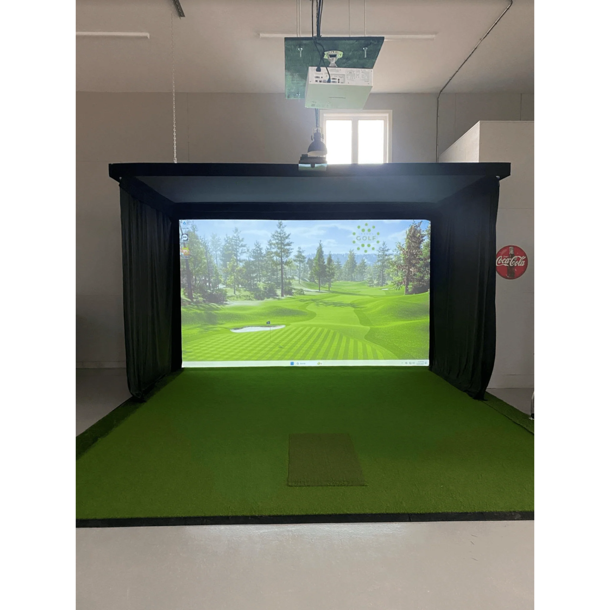SIG Golf Simulator Curtains