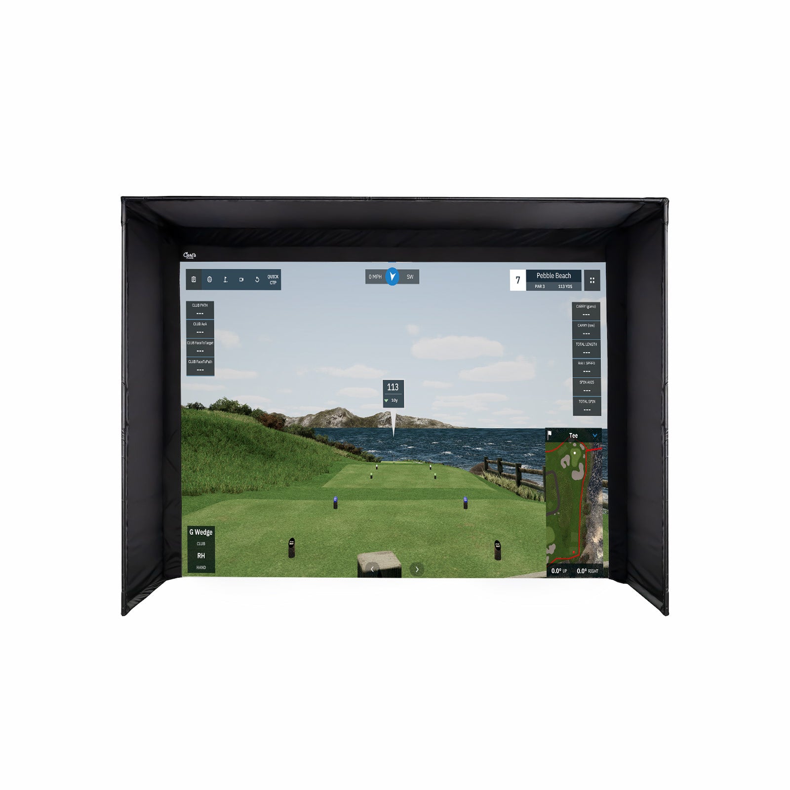 Carl's Place NEW C-Series! DIY Golf Simulator Enclosure Kit with Impact Screen