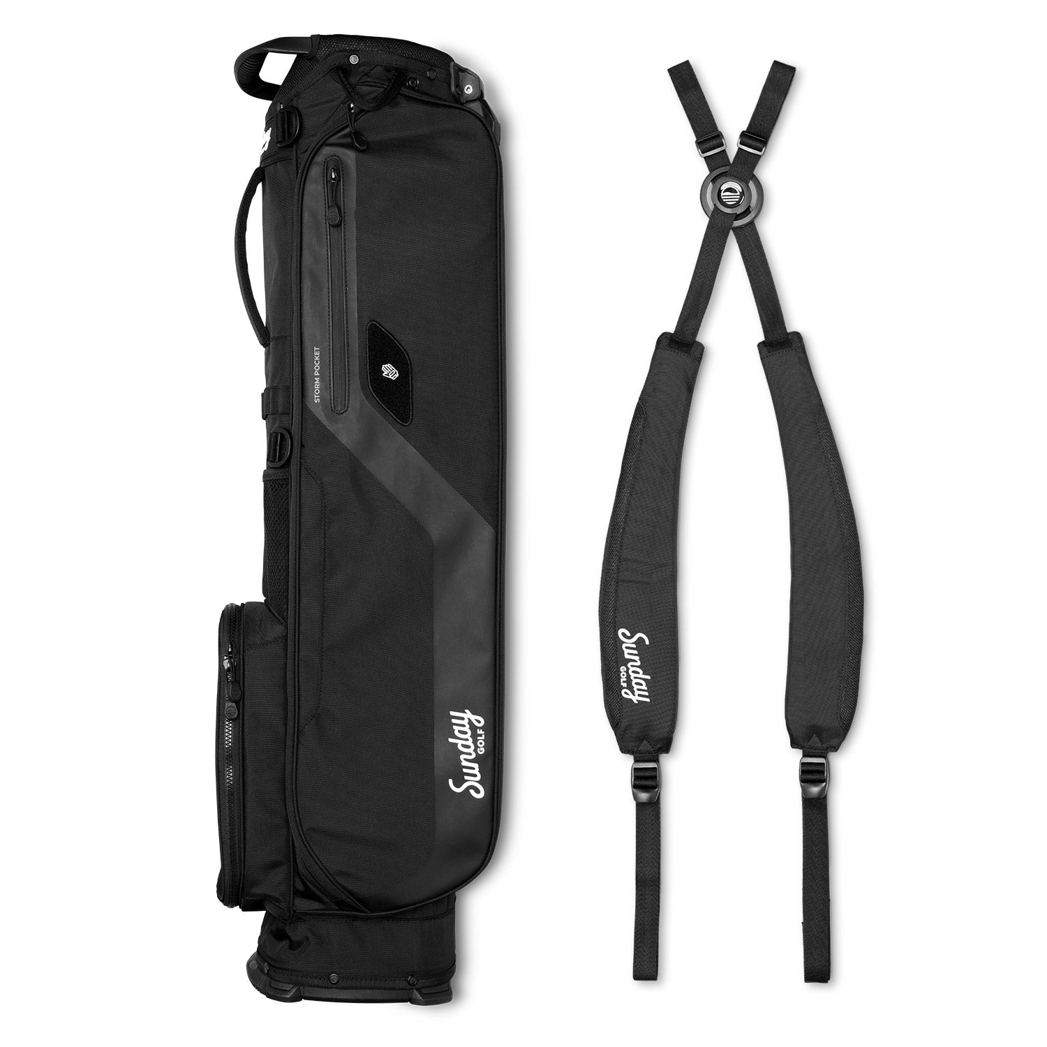 El Camino | Matte Black Walking Golf Bag