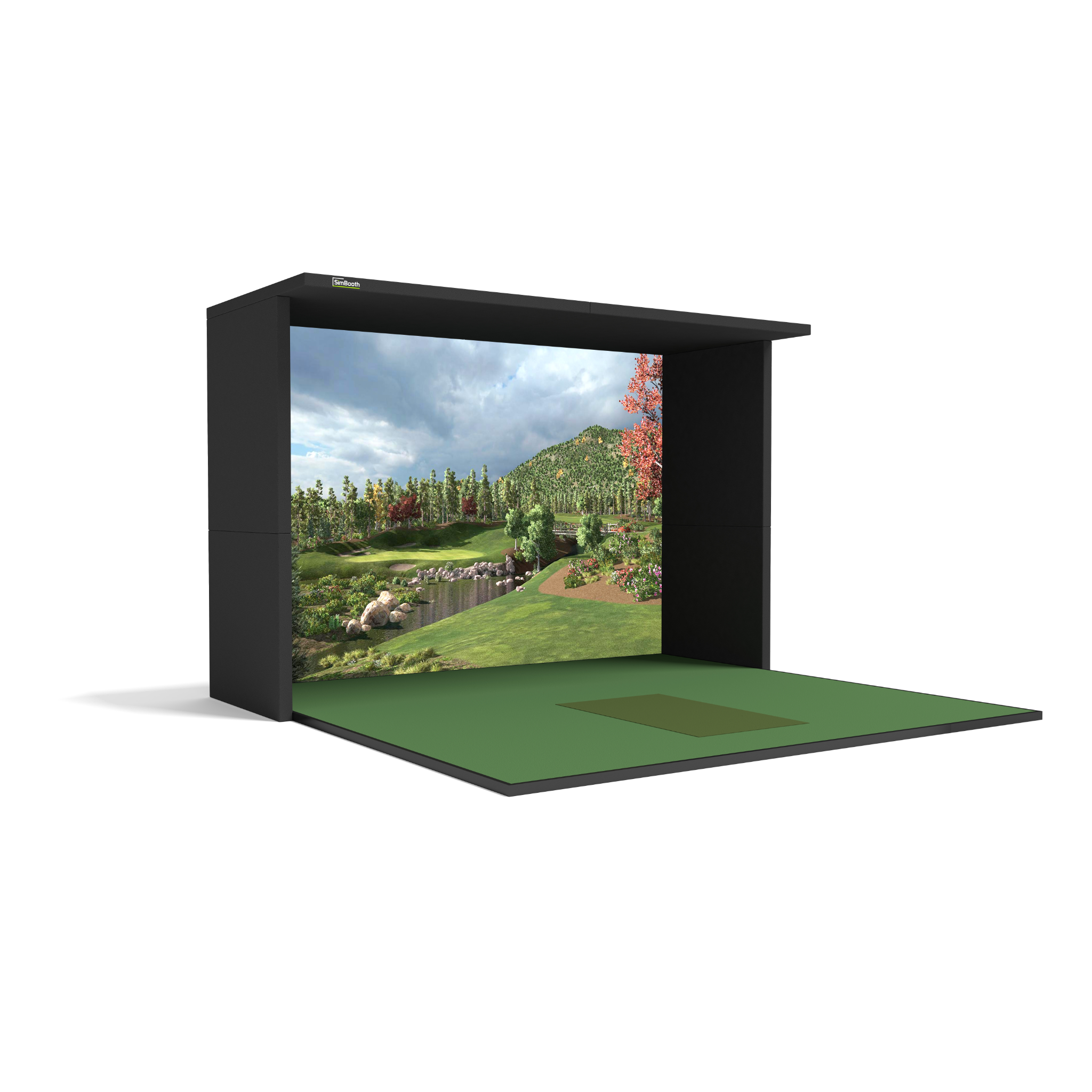 SimBooth 2 Golf Simulator Enclosure