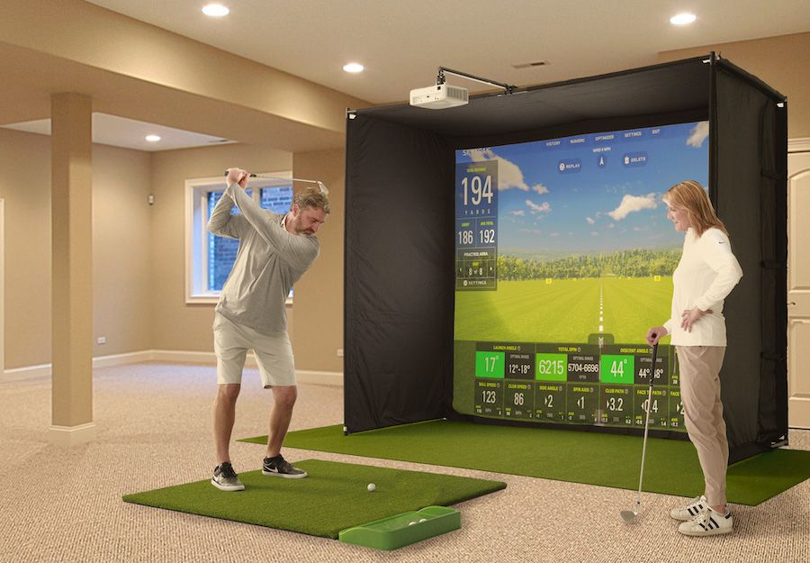 SkyTrak Play Now Golf Sim Home Studio