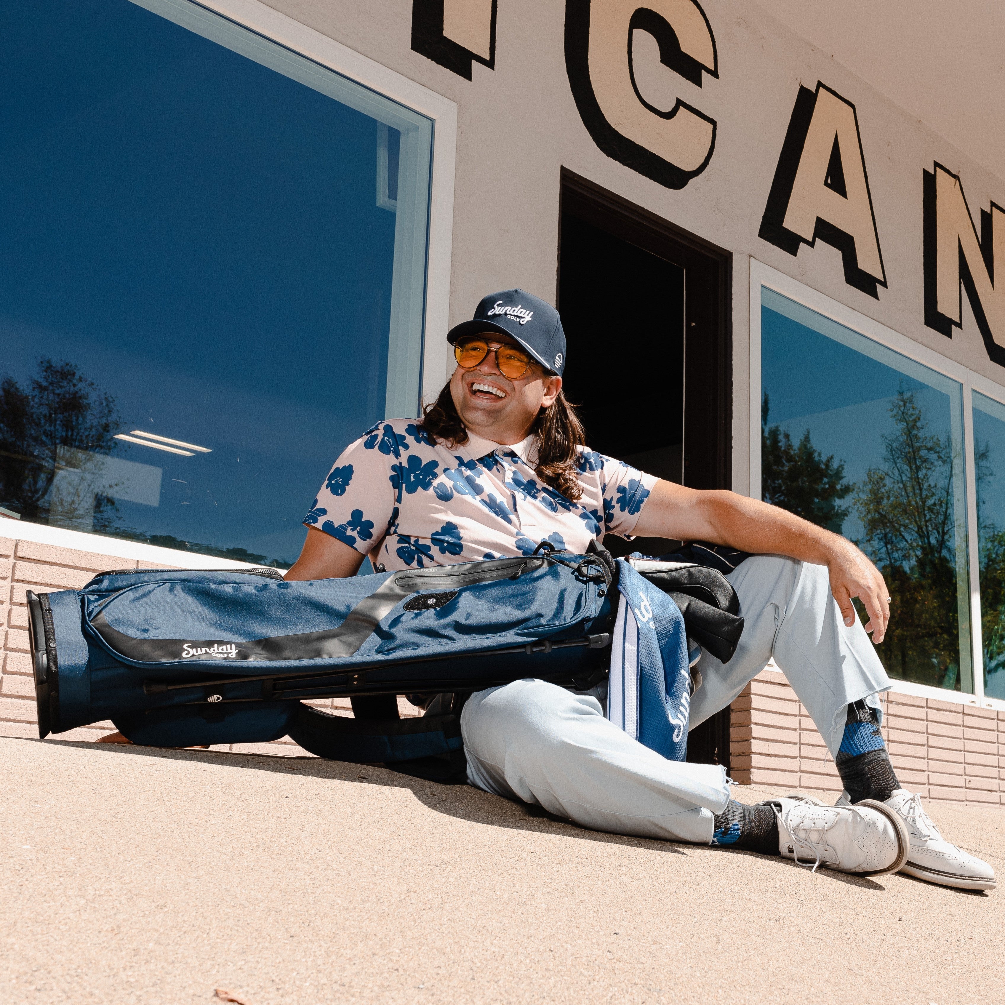 El Camino | Cobalt Blue Walking Golf Bag