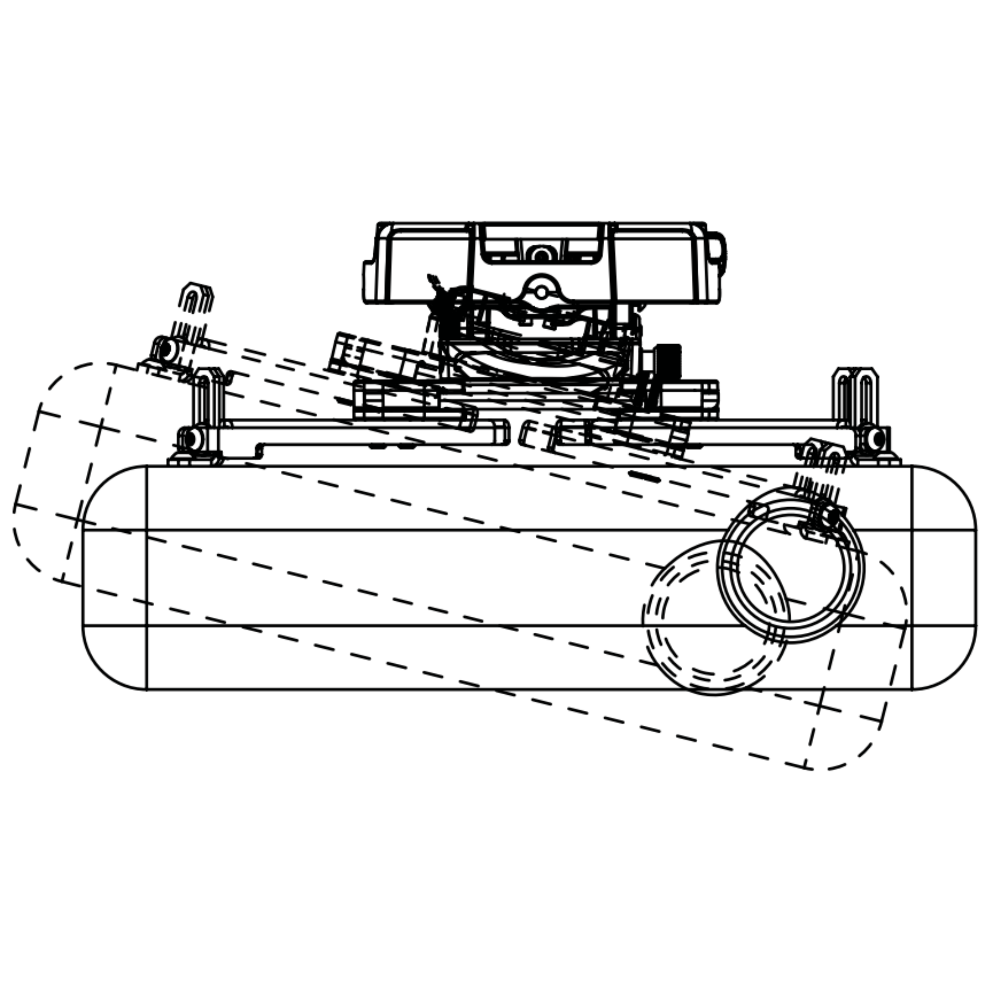 Peerless Precision Gear Projector Mount